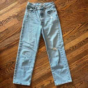 LEVI’S PREMIUM RIBCAGE STRAIGHT ANKLE WOMEN'S JEANS